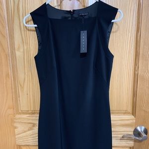 Black Cap Sleeve Dress by Theory